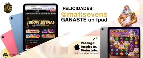 Promoción de sorteo iPad en Juga Bet